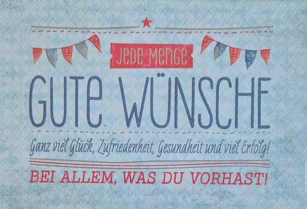 Jede Menge gute Wünsche (B6)