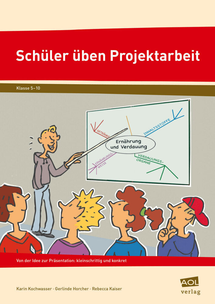 Schüler üben Projektarbeit (Karin Kochwasser)