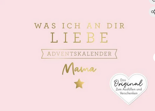 Was ich an dir liebe, Mama – Adventskalender