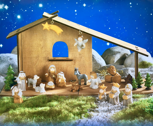 Figuren-Adventskalender "Weihnachtskrippe"