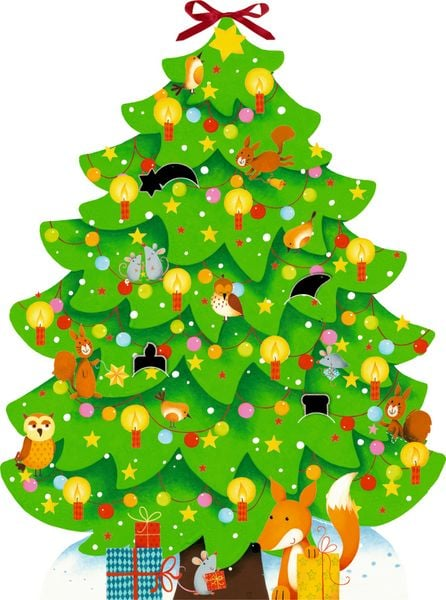 Adventskalender Kritzel-Kratzel-Baumanhänger