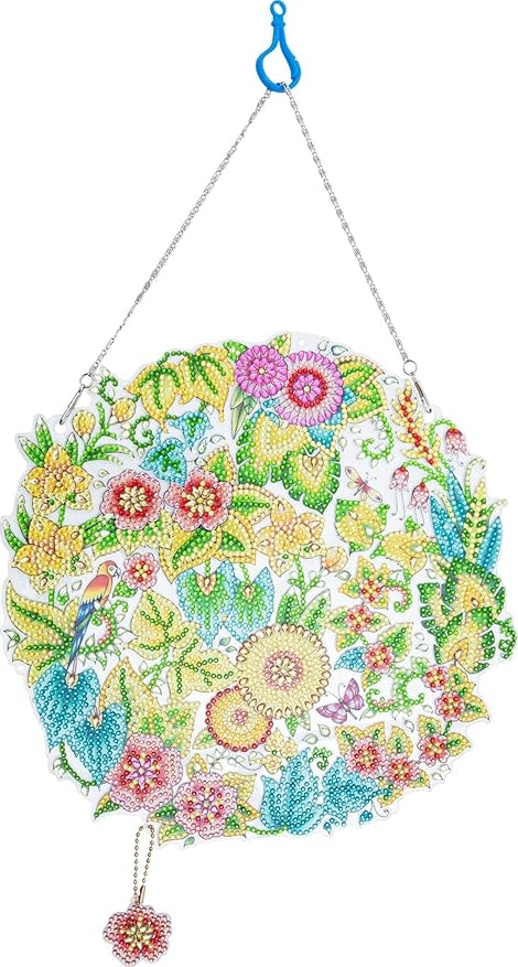 Diamond Painting Dekokranz "Flower"