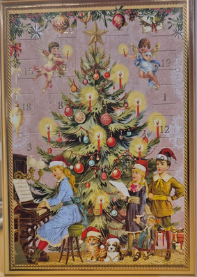 Adventskalender Weihnachtskarte