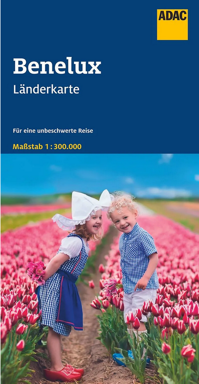 ADAC Länderkarte Benelux 1:300.000