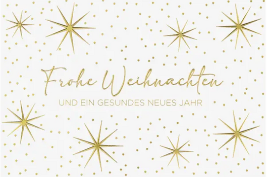 Frohe Weihnachten und ein Gesundes neues Jahr