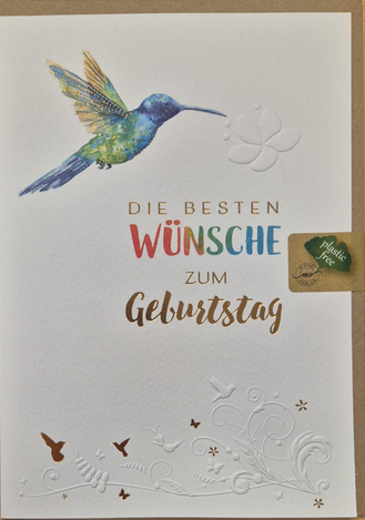 Die besten Wünsche zum Geburtstag