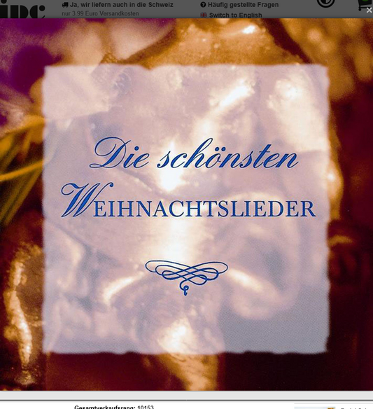 Die schönsten Weihnachtslieder auf CD