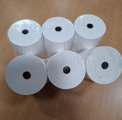 Thermorolle 80mm / 80m (Ø 80mm) Kern 12mm, phenolfrei ! 3-er Pack