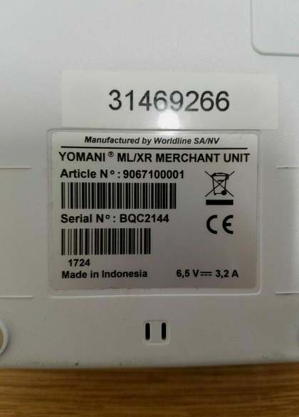 Yomani - ML/XR en XR terminal, gray unit inkl. Stromkabel - Gebraucht