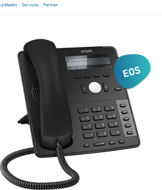 Snom - D715 VOIP Telefon - Gebraucht