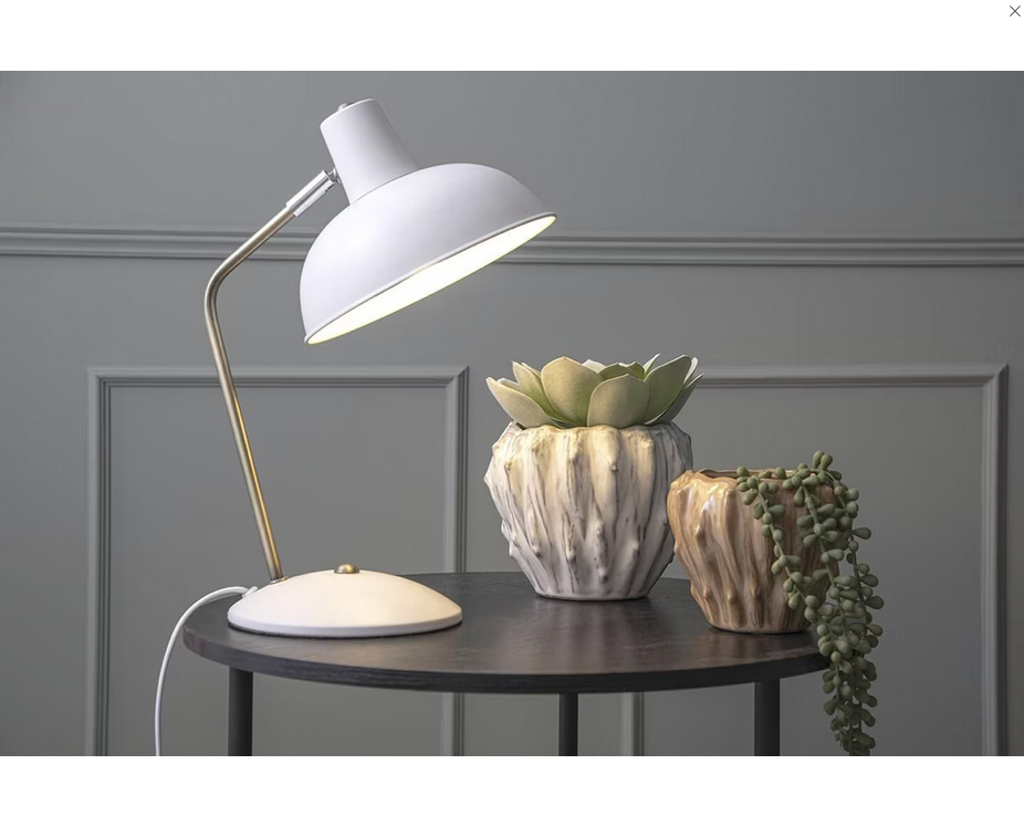 Tischlampe weiss