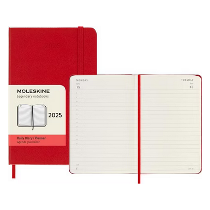 Moleskine Tageskalender 2025,Pocket/ A6