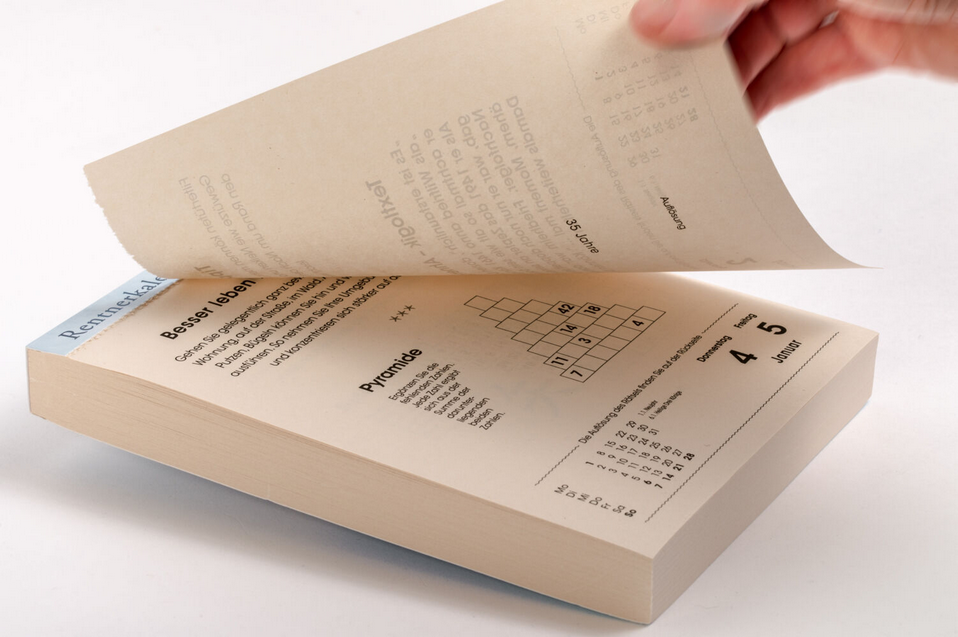 Rentnerkalender 2026 (Tagesabreisskalender 16.6 x 22.1 cm)