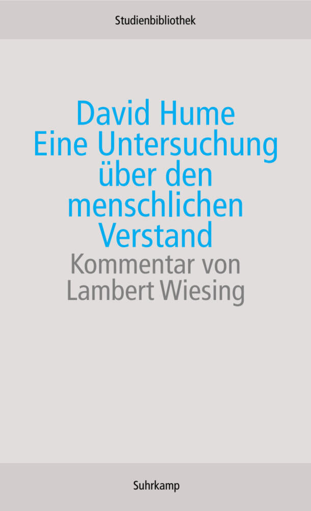 Eine Untersuchung über den menschlichen Verstand (David Hume)