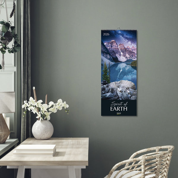 XL-Wandkalender 2026 "Spirit of Earth" (29 x 70 cm)