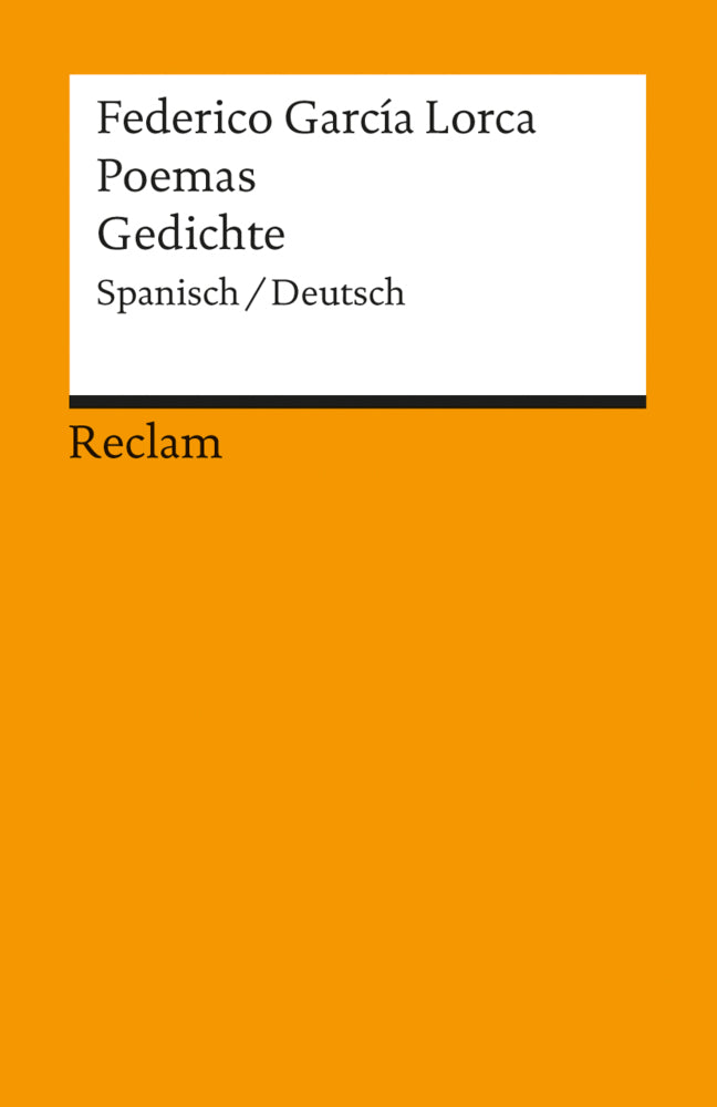 Poemas / Gedichte. Spanisch/Deutsch (Federico García Lorca)