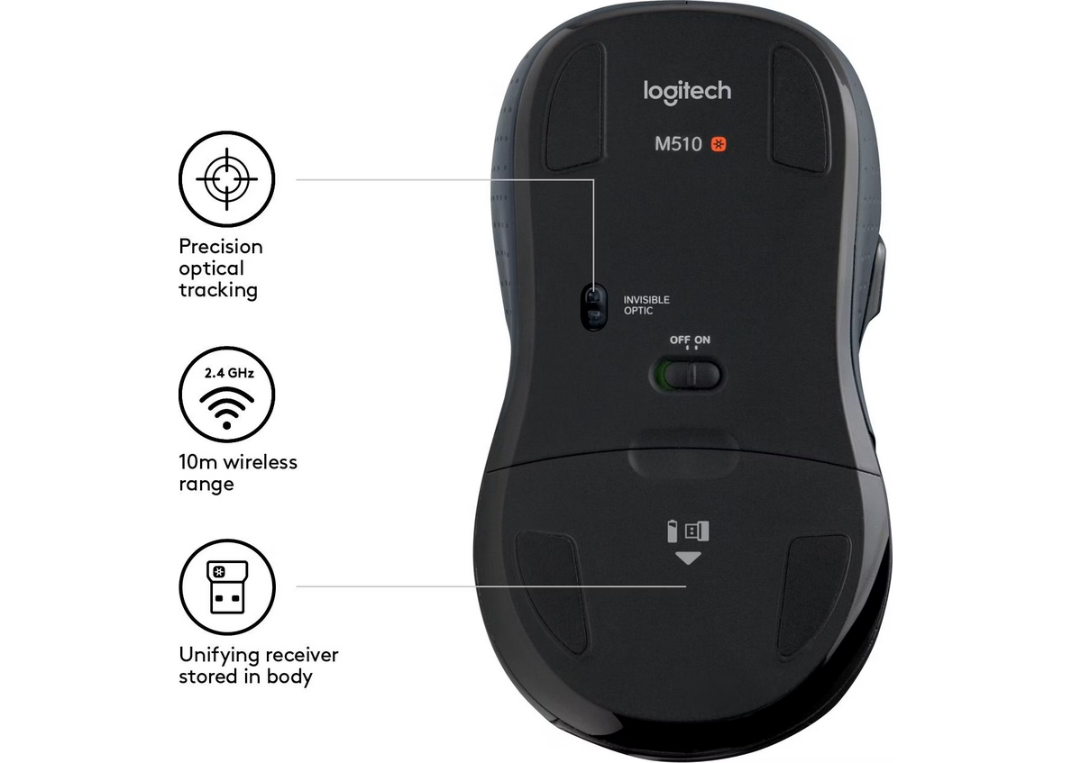 Logitech Wireless Mouse M510 - Gebraucht
