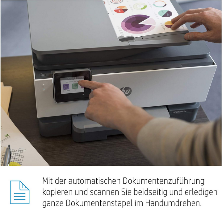 OfficeJet Pro 9012 All-in-One (Füllstand cyan= leer, restliche Farben 30%)- Gebraucht