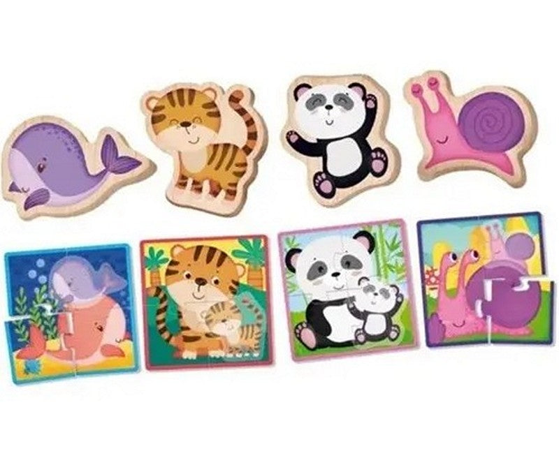 Montessori Holzpuzzle - Dream (15 Teile)