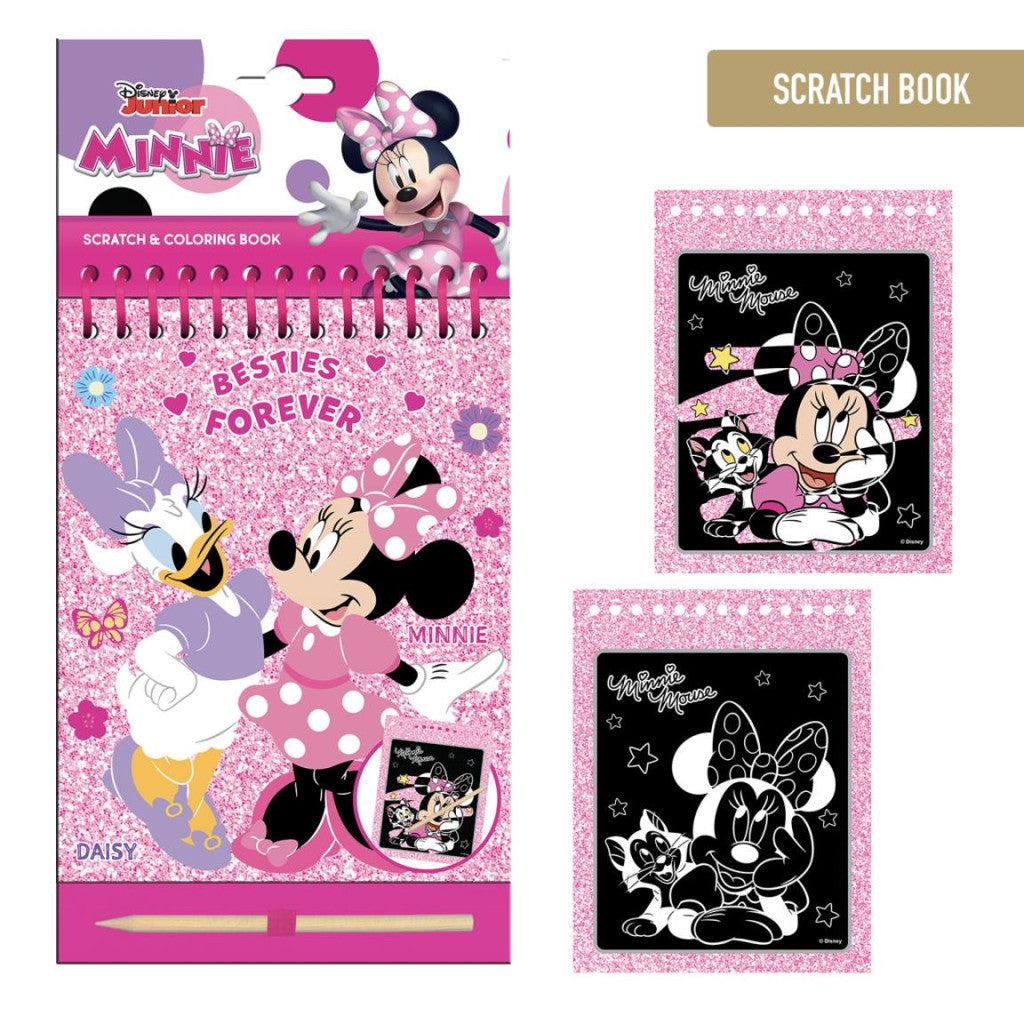 Kreativset Kratzbild und Zeichenspass - Disney "Minni Mouse"