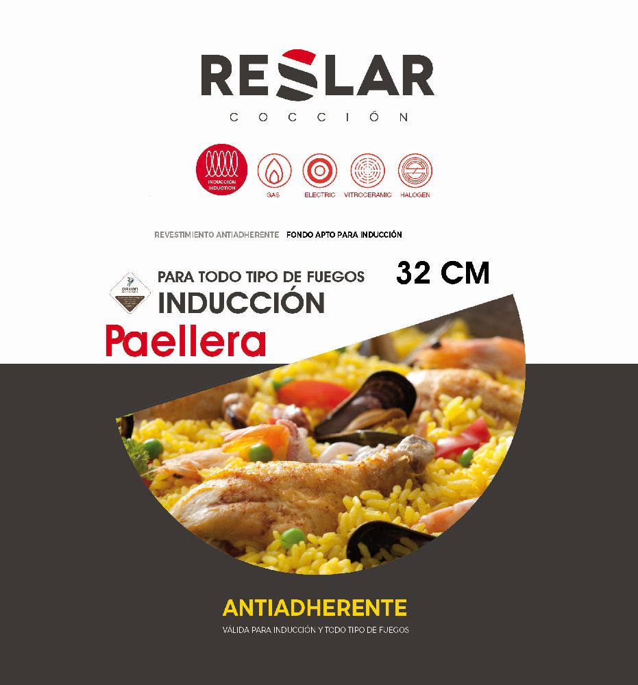 Paellapfanne für Induktionsherde (Ø 32 cm)