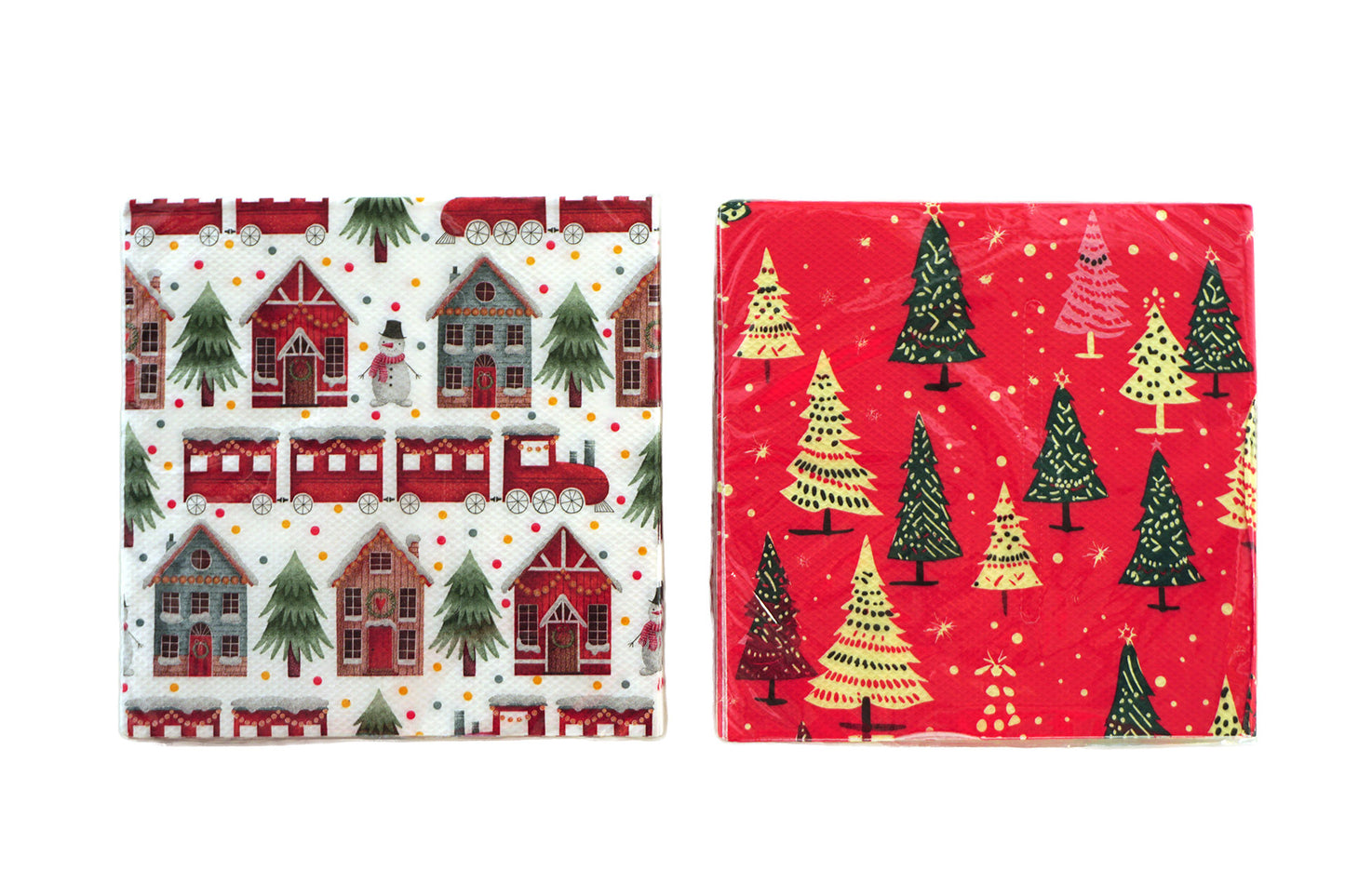 Servietten "Tannenbäume" 33 x 33 cm (20 Stk.)