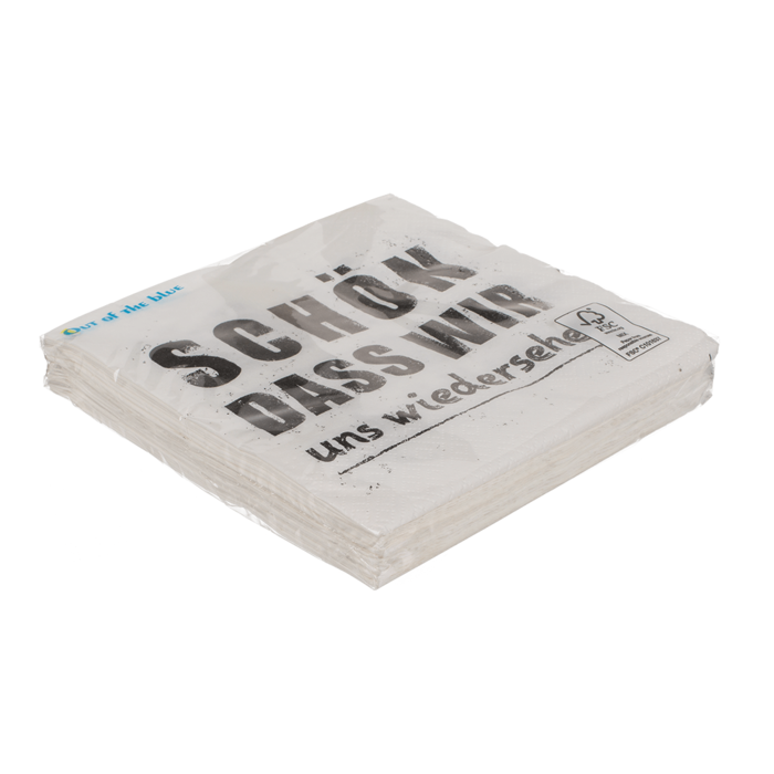 Servietten "Schön, dass wir uns wiedersehen", 33 x 33 cm (20 Stk.)