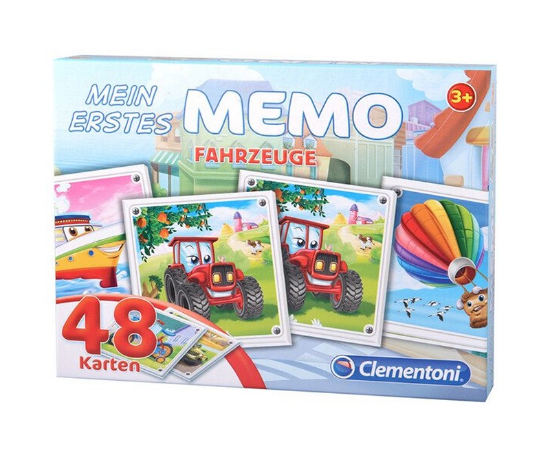 Clementoni Memory - Fahrzeuge (48 Karten)