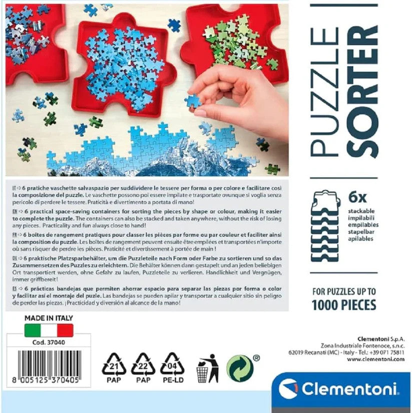 Clementoni Puzzle-Sortierer 6 Teile (19 x 19 cm)