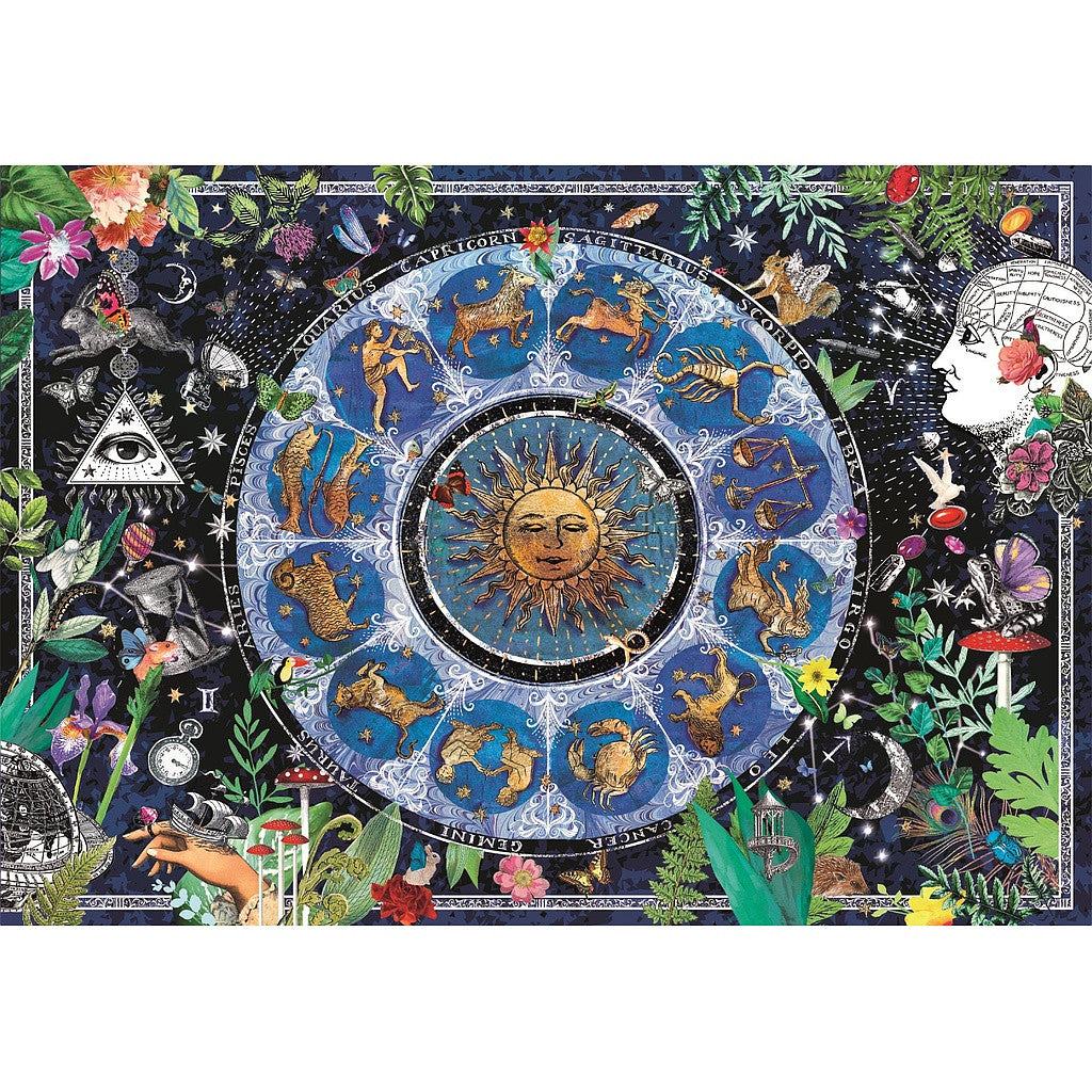 Clementoni Puzzle - Astrologie-Diagramm (1000 Teile)