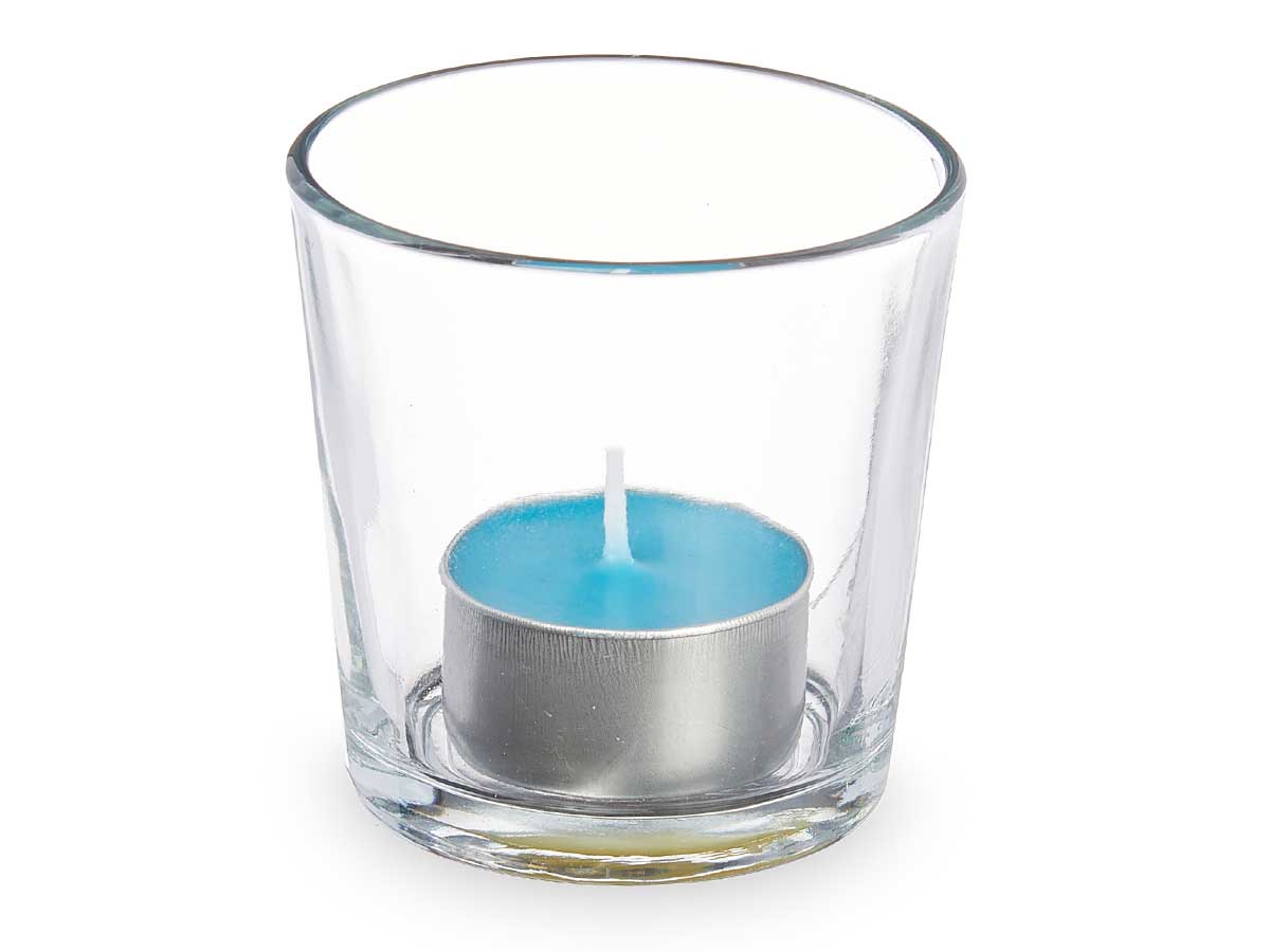 Teelichit mit Glas "Oceano"