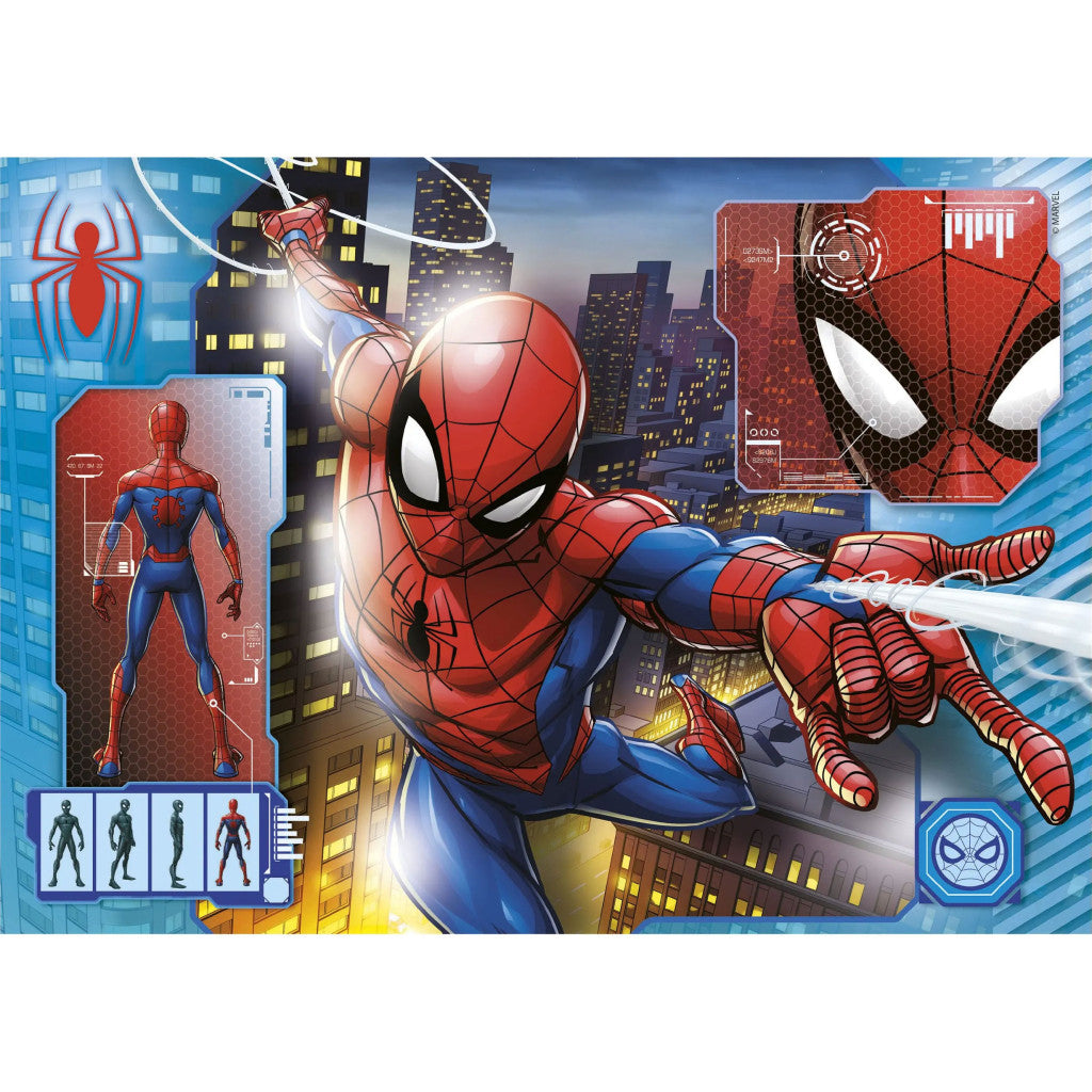 Clementoni 2er-Puzzle - Spider-Man "Partners in Suits" (2x60 Teile)