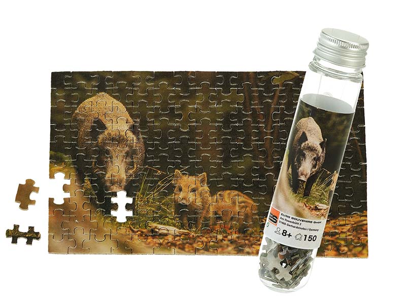 Puzzle im Röhrchen - Wildschweine (150 Teile)