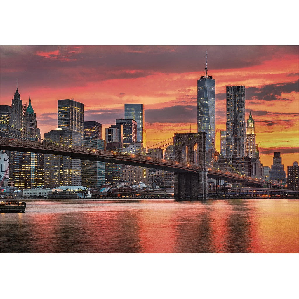 Clementoni Puzzle - New York "East River im Morgengrauen" (1500 Teile)
