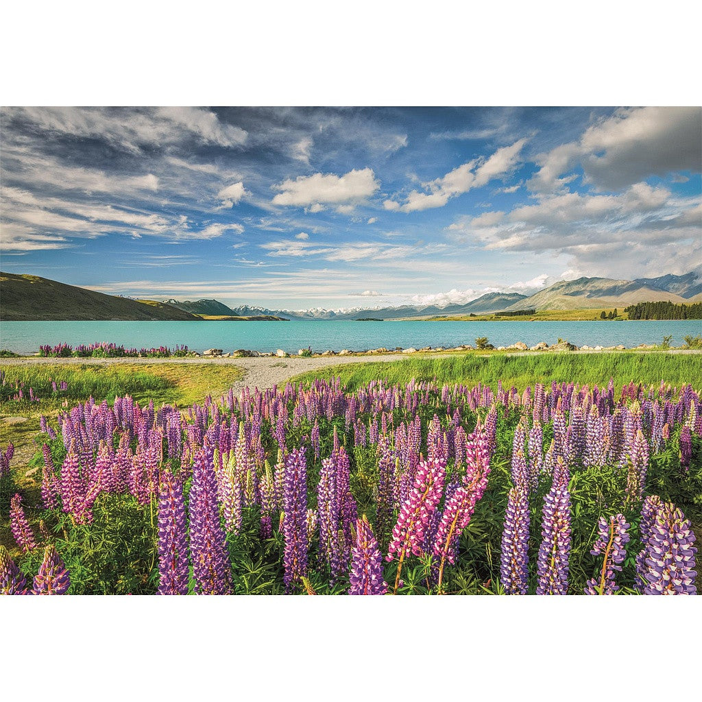 Clementoni Puzzle - Neuseeland "Lupinen am Tekapo See" (1500 Teile)