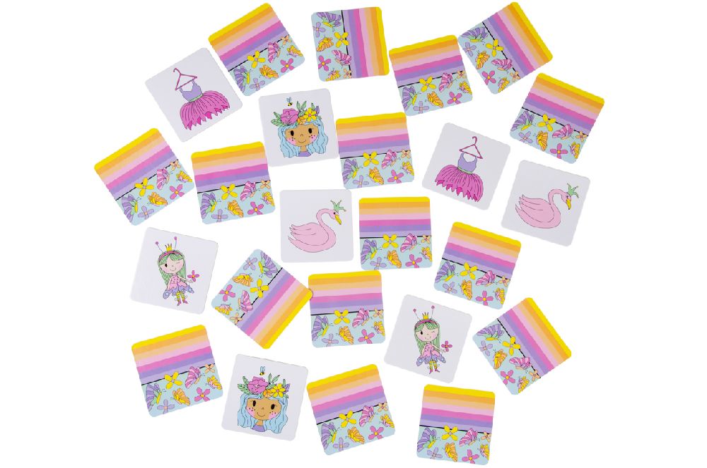 Memo-Spiel Princess (Karte 7 x 7 cm)