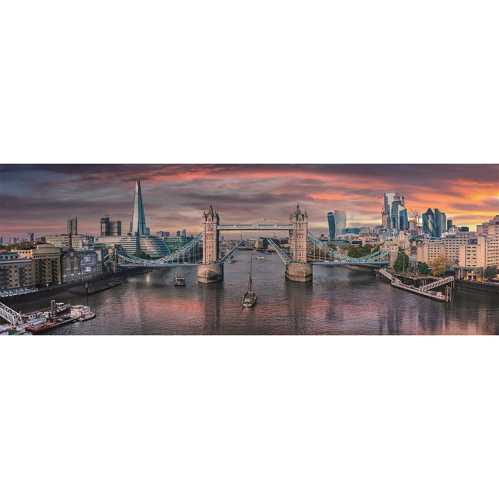 Clementoni Panorama-Puzzle - London "Entlang der Themse" (1000 Teile)