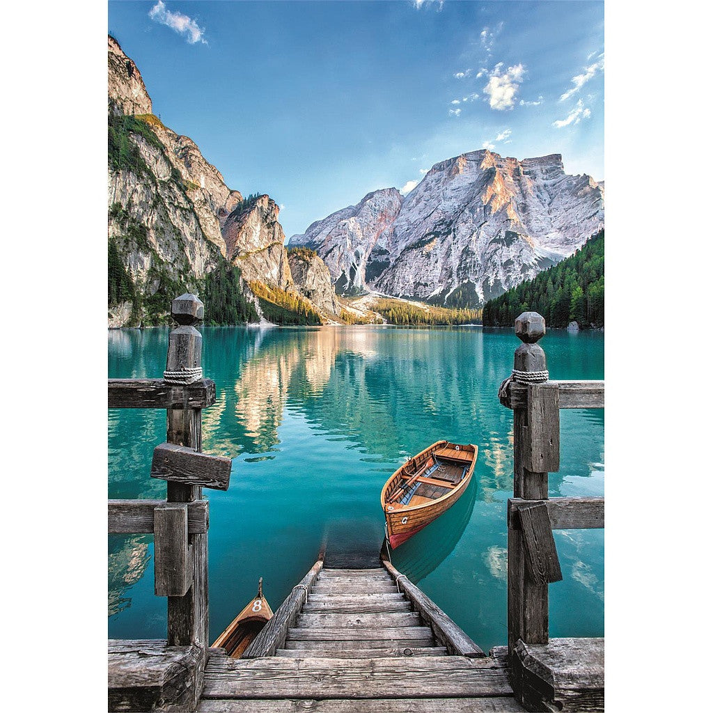 Clementoni Puzzle - Bergsee im Pragser Tal (500 Teile)