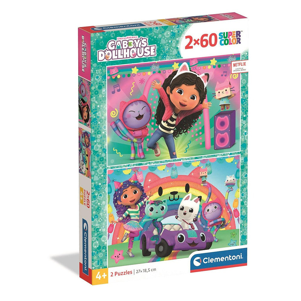 Clementoni Puzzle - Gabby's Dollhouse (2 x 60 Teile)