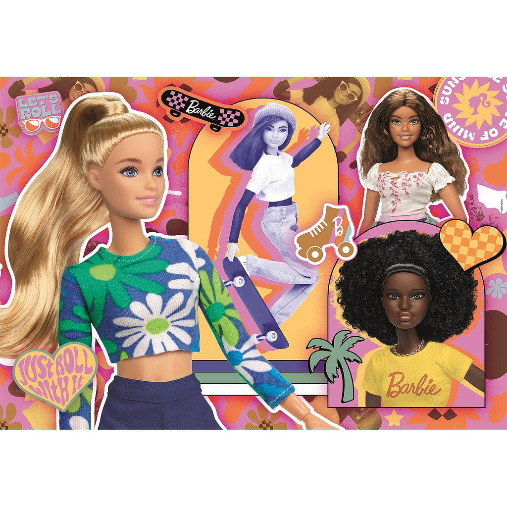 Clementoni Puzzle - Barbie Skateboard (104 Teile)