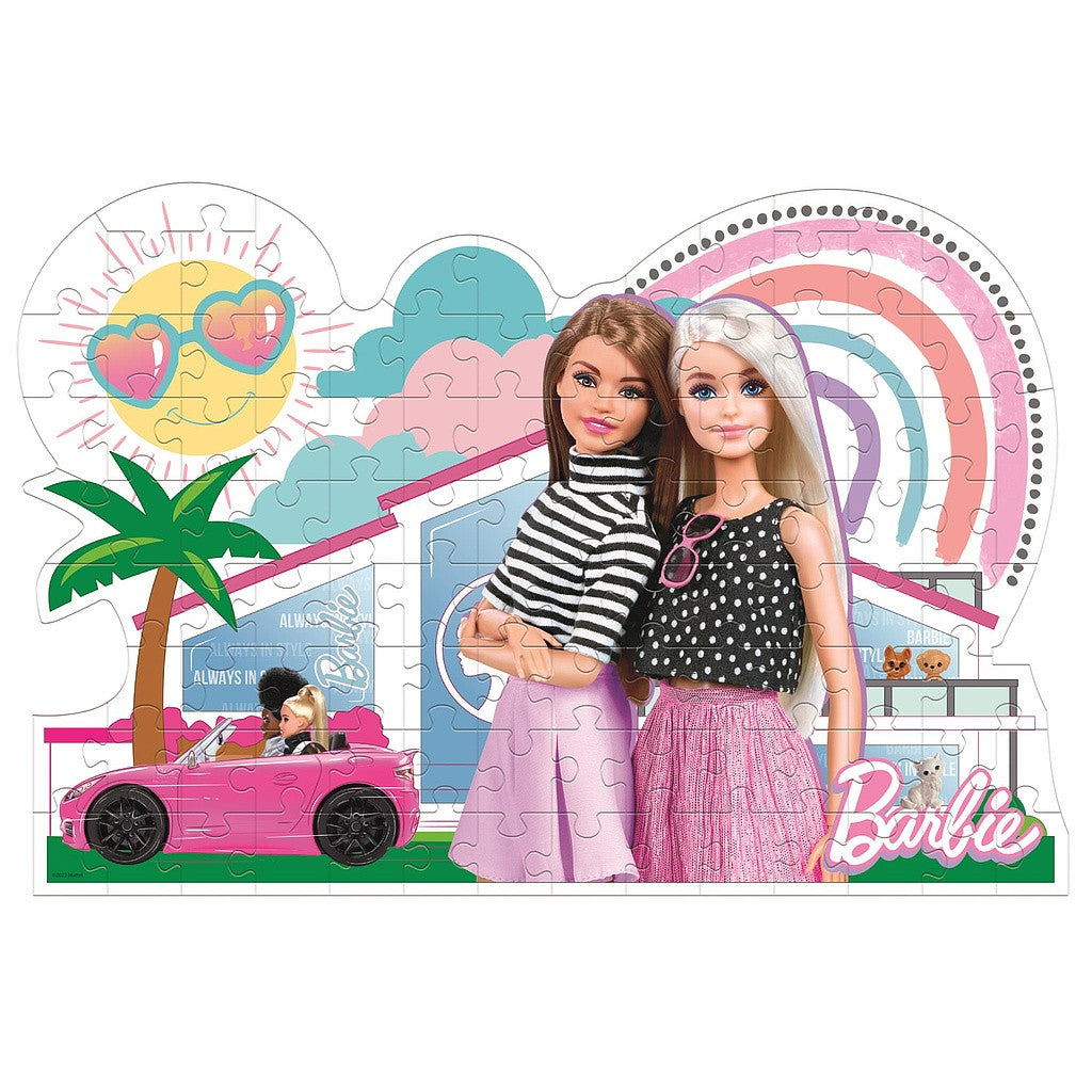 Clementoni Puzzle- Barbie Haus (104 Teilen)