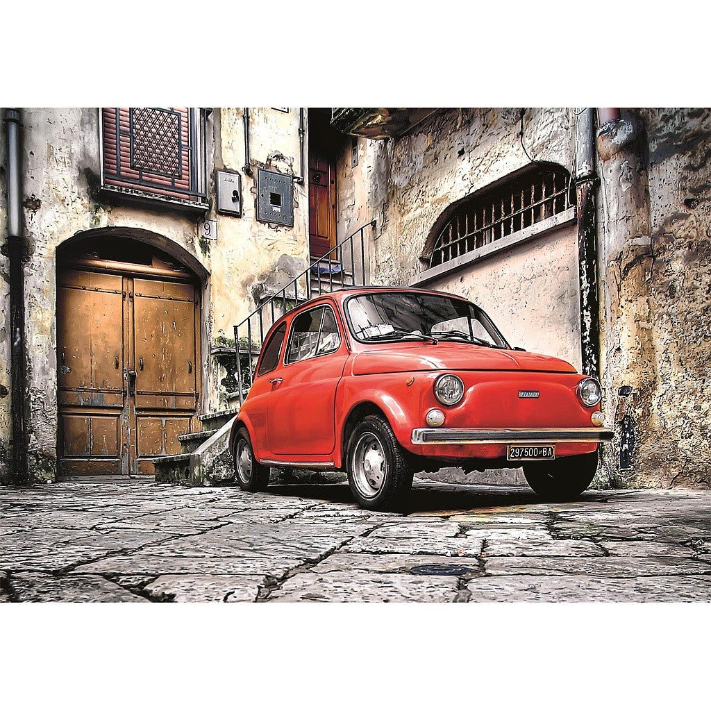 Clementoni Puzzle- Auto Cinquecento (500 Teile)