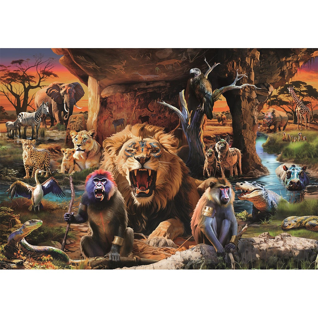 Clementoni Puzzle- Animal Tribal Society (1500 Teile)