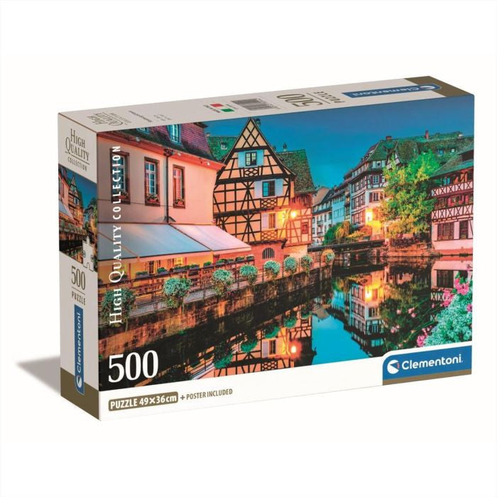 Clementoni Puzzle- Altstadt von Strassburg (500 Teile)