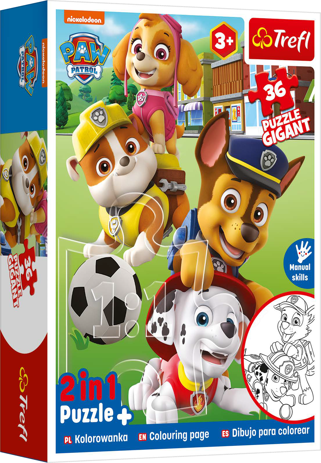 Puzzle inkl. Malbuch - Paw Patrol "Baby" (36 Teile)
