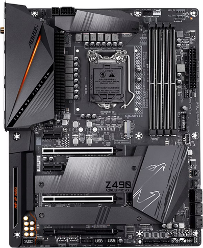 GIGABYTE Z490 AORUS Pro AX gaming motherboard - Gebraucht