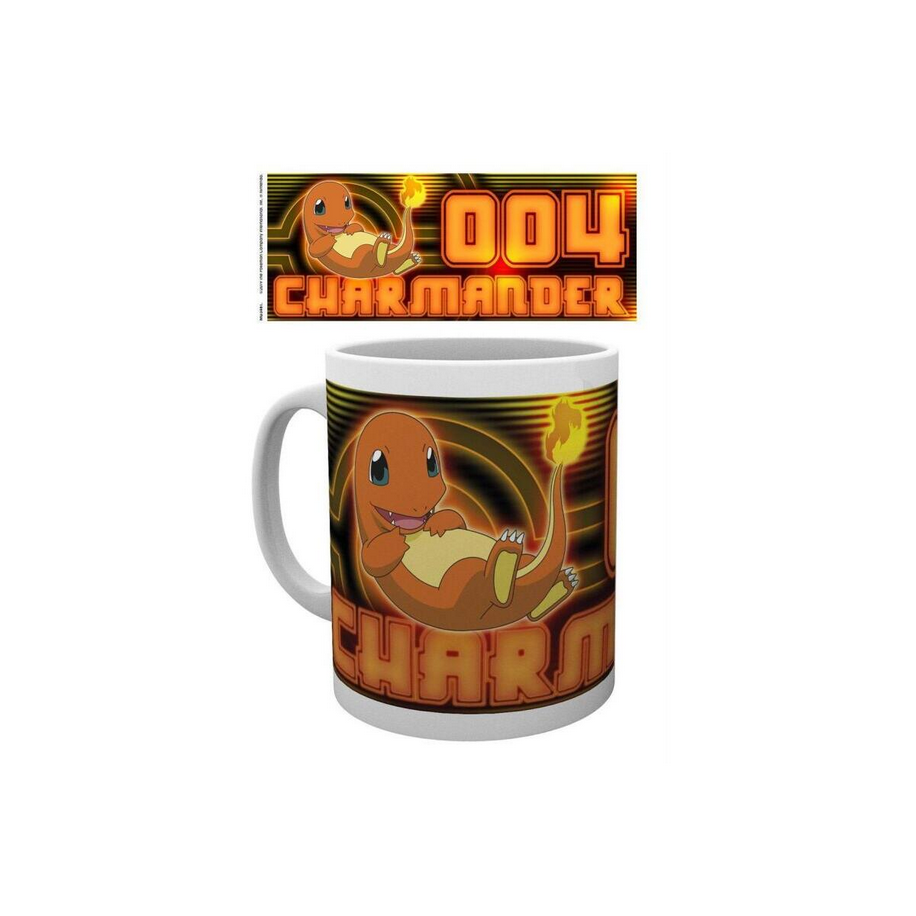 Pokemon - Tasse "Charmander", neon (320 ml)