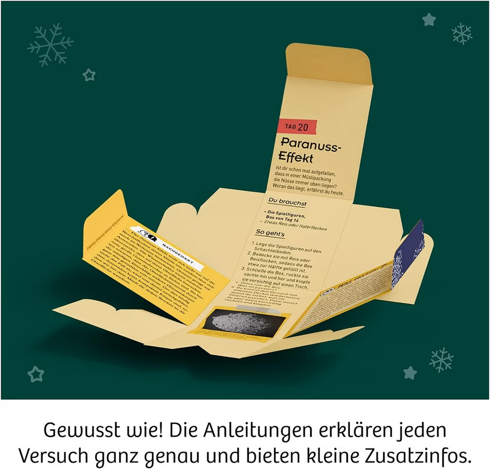 Kosmos - Adventskalender: Die schönsten Experimente zur Weihnachtszeit