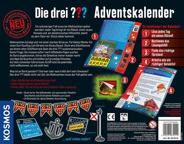 Kosmos - Adventskalender: Die Drei ??? "Das Schiffswrack"