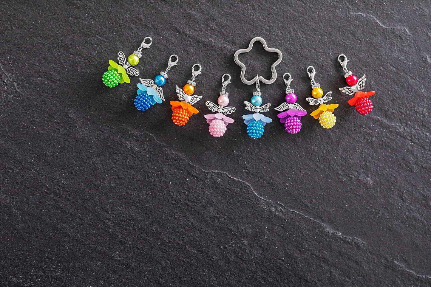 Bastelset Perlen-Blütenengel "Primavera" 240-teilig